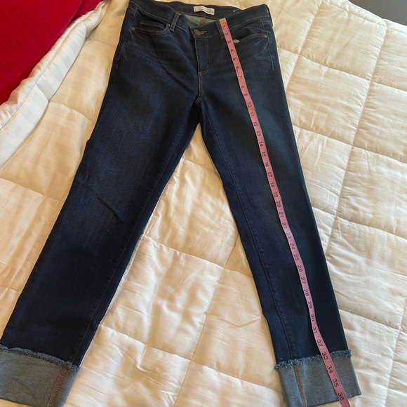 Loft Modern Straight Cuffed Jeans - Picture 10 of 16